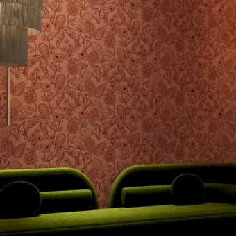 Quattrocento earth wallpaper