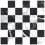 Mosa&iuml;que Chess Edimax Blanc-Noir NQ16