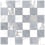 Mosa&iuml;que Chess Edimax Blanc-Gris NQ17