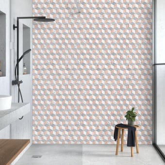 Cubes porcelain stoneware large slab