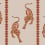 Tiger Panthera-Tapete Catchii Terracota W100752