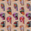Papier peint Los Benditos Catchii Templeton Pink W100591