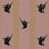 Carta da parati Black Swan Catchii Old pink W100722