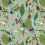 Carta da parati Flourishing Flora Catchii Vert Pastel W100622
