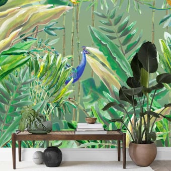 Panorama-Tapete Mural Forest Original Jungle Forest