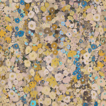 Hollyhocks Fabric