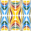 Carta da parati panoramica Les Vivaces - Motivi Acte Deco Multicolore 75-RH01-MC