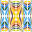 Panorama-Tapete Les Vivaces - Motive Acte Deco Multicolore 75-RH01-MC