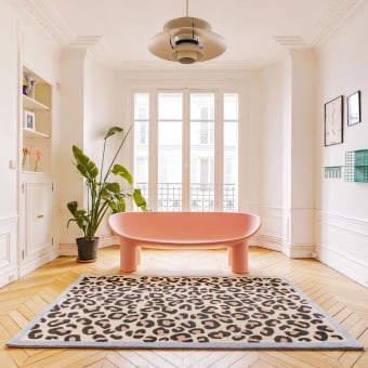 Tapis Leopard Blue