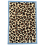 Tappeto Leopard Blue Color Therapis Fauve LEOBL-FV-60x120