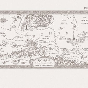 Carta da parati panoramica Lord of the Rings 401-3