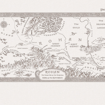 Papier peint panoramique Lord of the Rings 401-3