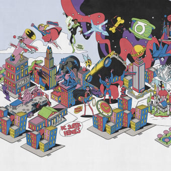 Papier peint panoramique DC Universe 526-1