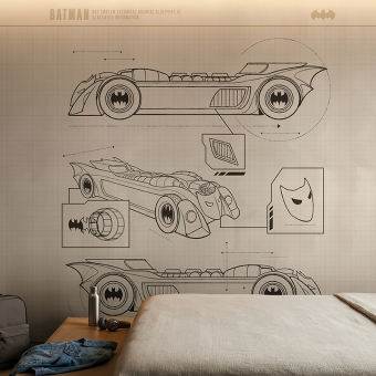 Papier peint panoramique DC Universe 508