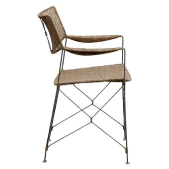 Sedia con braccioli Shiga