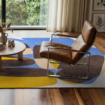 Stones in-outdoor rug