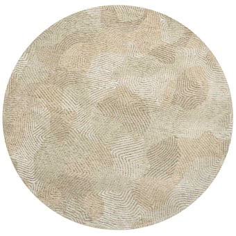 Tapis Coral rond in-outdoor