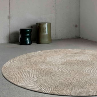 Tappeto Coral rotondo in-outdoor