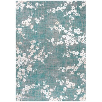 Rechteckiger In-Outdoor-Teppich Sakura
