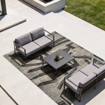 Tapis Kanji rectangle in-outdoor