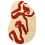 Tapis Ribbon peanut in-outdoor Louis de Poortere Imperial Red ldp_120318