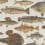 Papier peint panoramique Scandinavian Fish Sandberg Beige S10728