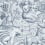 Baccus panoramic wallpaper Sandberg Light Blue S10755
