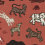 Leonard panoramic wallpaper Sandberg Red S10725