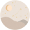 Carta da parati panoramica constellation - Explore Eijffinger Capricorn sand 323110