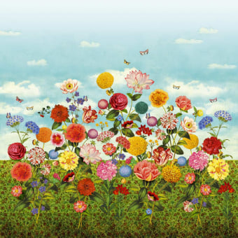 Papier peint panoramique Wild Flowerland