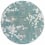 Tappeto Sakura rotondo in-outdoor Louis de Poortere Lake Blue ldp_118356