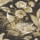 Tsuru Bird wall covering Initiales Black Coffee CH30915