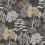 Tapete Mori Trees Initiales Charcoal CH31006