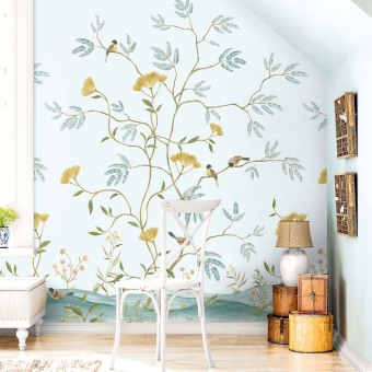 Mokusei Branch Mural panoramic wallpaper