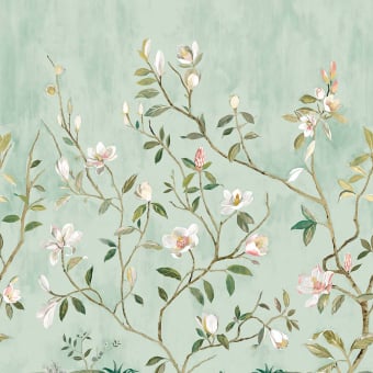 Carta da parati panoramica Kaiyu Dogwood Mural