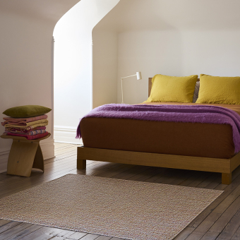 Rectangular loop pile rug In-outdoor