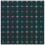 Quadratischer Teppich Sampler In-Outdoor Chilewich Fir 200920-003
