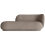 Rico Divan Brushed Chaise Longue Ferm Living Warm Grey 100256111