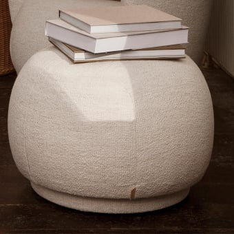 Pouf Rico Bouclé