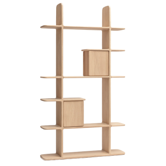 Bücherregal Téhème double fermée