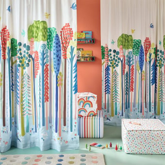 Stoff Rainbow Forest