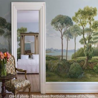 Carta da parati panoramica Vues de Naples
