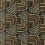 Piquey wall covering Casamance Noir mordoré 77020301