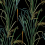 Gramin&eacute;e panoramic wallpaper Bien Fait Black B00263