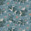 Panorama-Tapete Bloom Bien Fait Indigo B00299