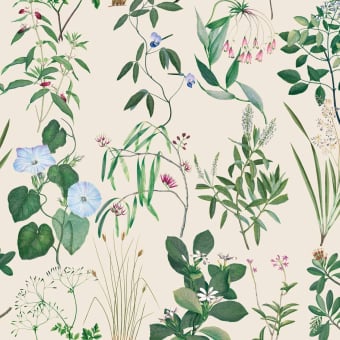 Florilege panoramic wallpaper