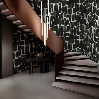 Black Attraction panoramic wallpaper