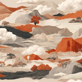 Papier peint panoramique Cloudscape