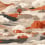 Panorama-Tapete Cloudscape Wall&dec&ograve; Orange WDCS2601