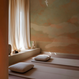 Mindfulness panoramic wallpaper
